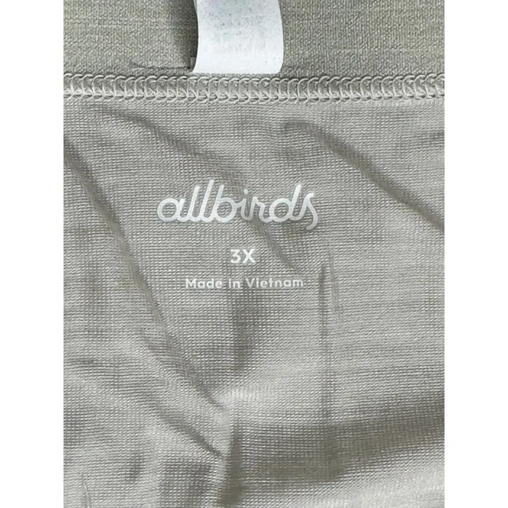 Allbirds Trino Shortie Panty Nimbus Cream 3XL NWT Merino Tree Rare 3X Boxers